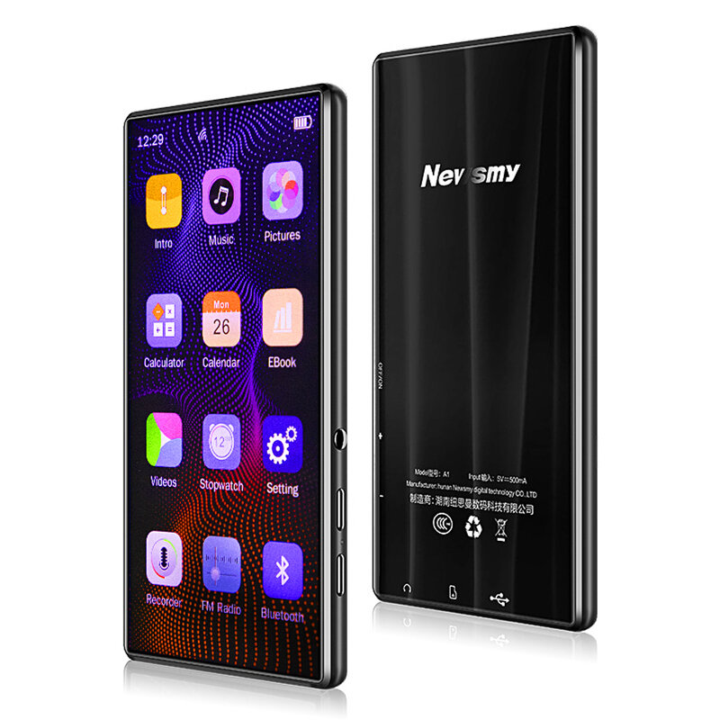 Newsmy A1 MP3 MP4 MP5 Full Touch Screen 5.0 inch 8GB Memory APE FLAC WAV E-Book Reader Loseless Video Music Player