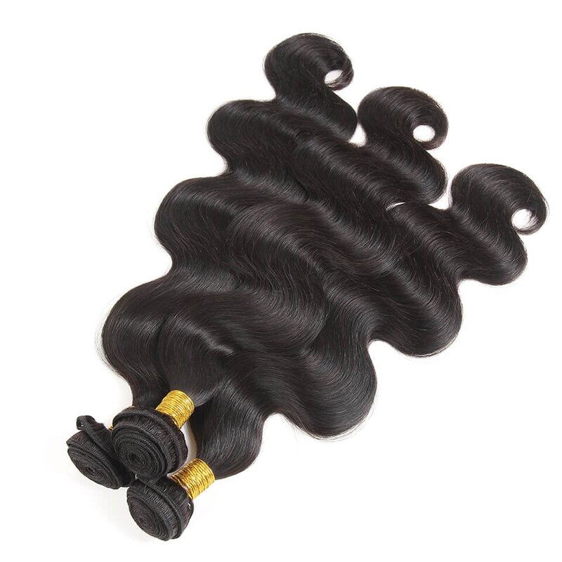 Extensiones de cabello humano brasileño, 1 piezas, ondulado, productos de belleza