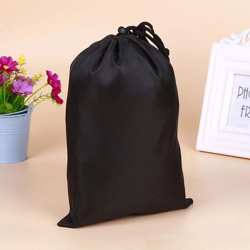 Custom Print Logo Packaging Bag Reusable Waterproof Oxford Drawstring Bag Travel/Shoe/Cloth/Phone/Glasses/Makeup Packing Pocket