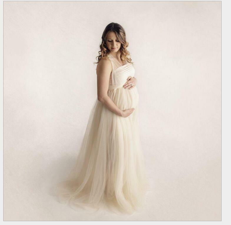 New Classic Sexy Spliced meshTassels Maternity Sequence Dress for Photo Shoot Christmas Boho Evening Gown Shooting Prom Dresses