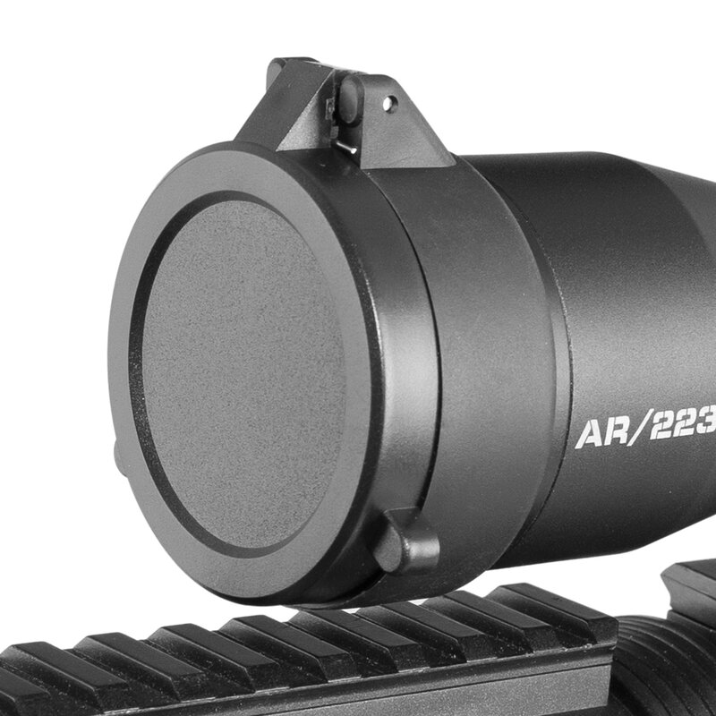 NEW Rifle Scope Cover Quick Flip Spring Up Open Lens Cover Cap Eye Protect obiettivo Cap per calibro 20 taglie