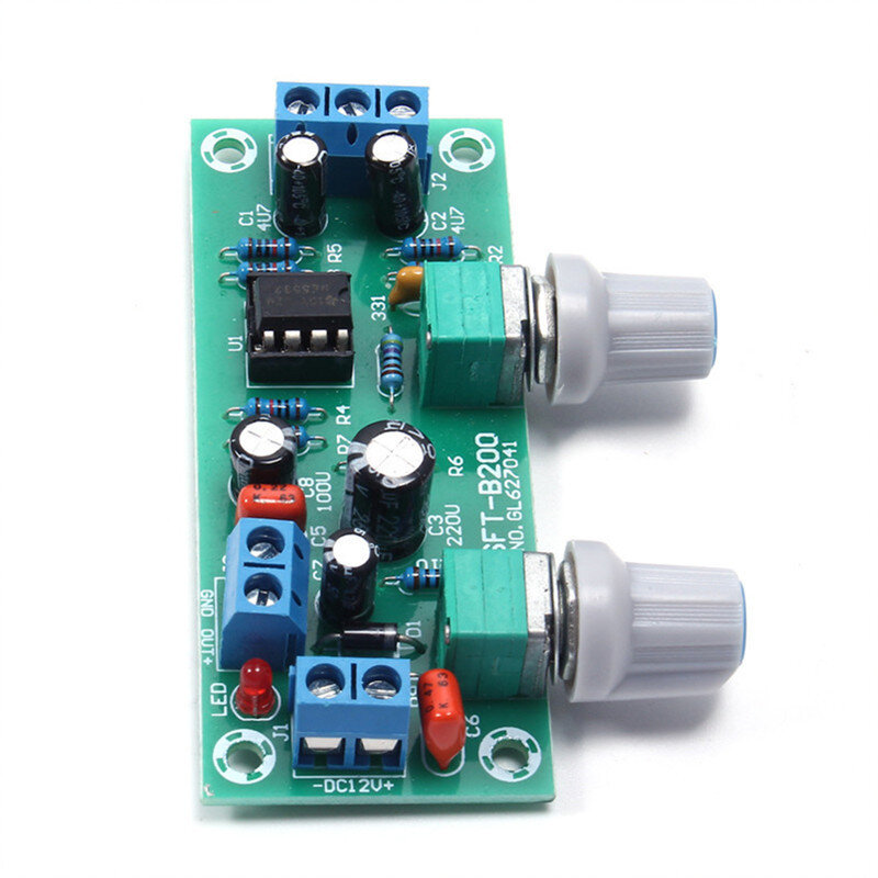 Power Supply Tunggal 10-24V Subwoofer Pre-board, Front Finish Board, Low-Pass Filter Board, Non-power Amplifier Board