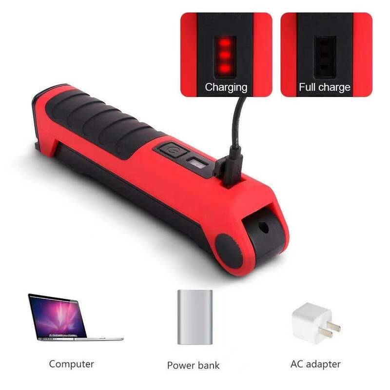 Sản Phẩm Mới COB Gấp Làm Việc USB Sạc Làm Việc Đèn Xoay Được Kiểm Tra Đèn Cắm Trại Sáng Khẩn Cấp
