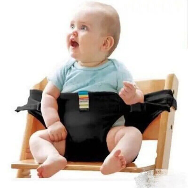 أطفال كرسي كرسي أطفال السفر طوي قابل للغسل الرضع الطعام عالية غطاء الطعام حزام أمان للمقعد تغذية رعاية الطفل الملحقات