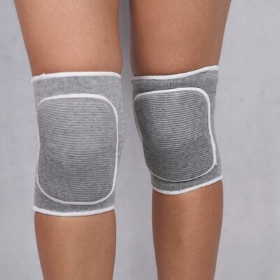 Model Baru Pelindung Lutut Universal Pria dan Wanita Dipertebal Olahraga Kebugaran Tiang Tari Balet Tari Latin Khusus Hitam