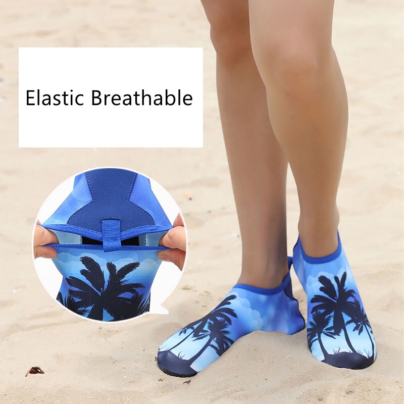 Women Barefoot Shoes Men Sneaker Swimming Shoes Water Sports Aqua Shoes Beach Surfing Slippers Swimming Diving Socks
