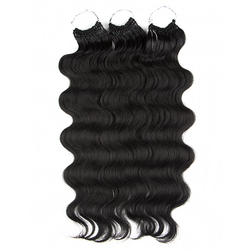 MODA IDOL-Body Wave Crochet Hair, cabelo sintético longo macio, Deusa Tranças, Natural ondulado, Ombre 613, extensões de cabelo loiro, 22"