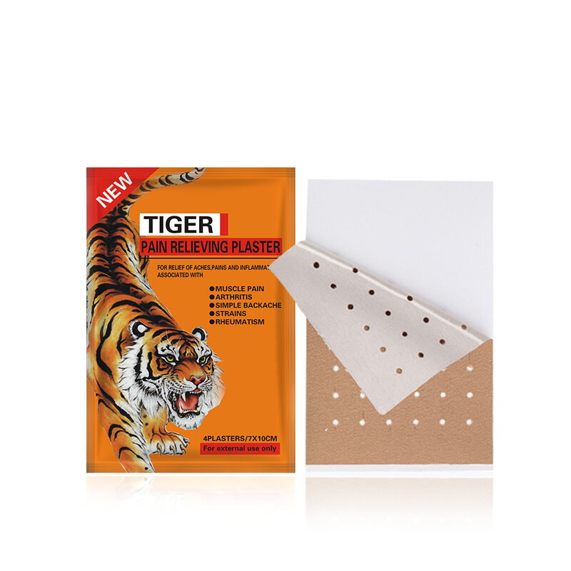 40Pcs/10Bags Back Pain Relief Patch Breathable Non-woven Fabric Top Quality Lumbar Spine Herbal  Tiger Waist Medical Plaster