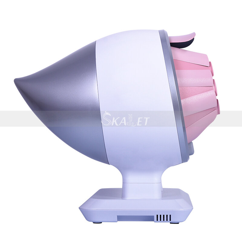 Máquina analizadora facial automática ajustable, Panel Falt inalámbrico, mejora la piel seca para el tratamiento
