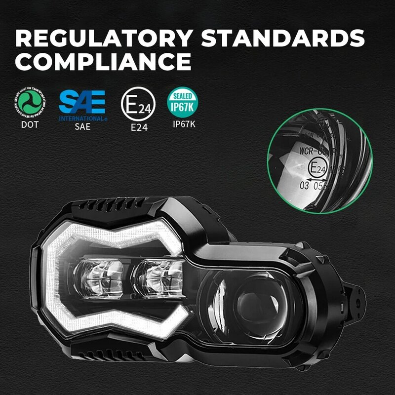 New Generation Headlight For BMW F800GS F800R  F 650 700 800 GS F 800GS ADV Adventure Complete LED Projector Headlight Assembly