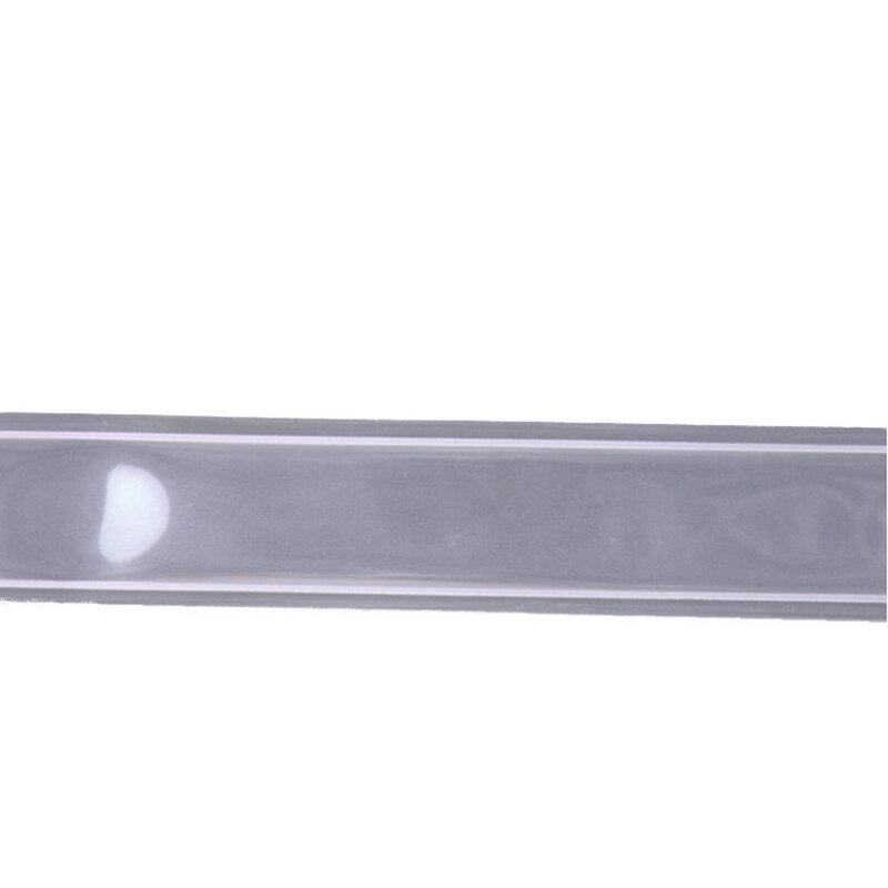 2,5 CM Reflektierende PVC Band Weiß Hohe Sichtbarkeit Kristall Streifen Nähen Auf Kleidung DIY Streifen Für Taschen 10Meter