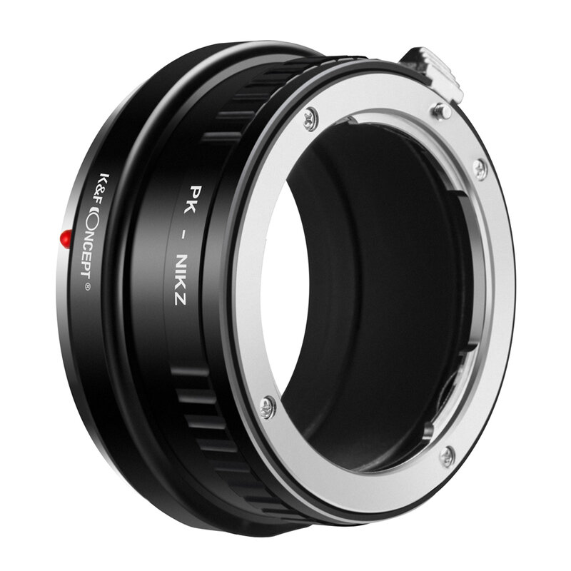 K & f conceito lente adaptador de montagem para pentax pk montagem lente para nikon z6 z7 corpo da câmera