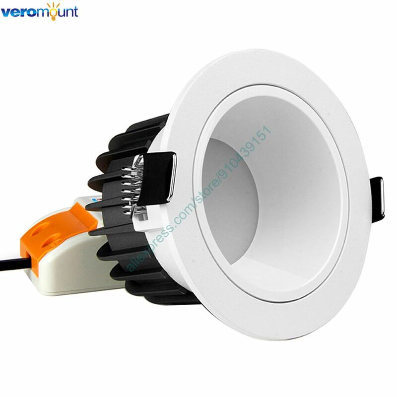 MiBoxer FUT070 6W Anti-glare RGB+CCT LED Downlight Dimmable Ceiling 110V 220V 60 Degree Angle 2.4G RF Remote WiFi Voice Control