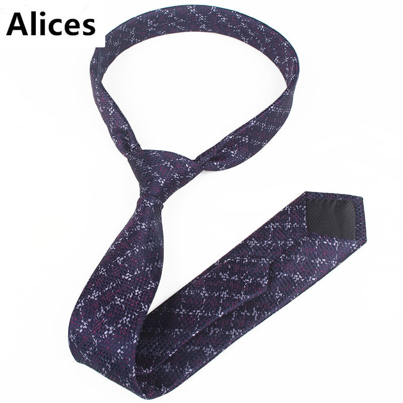 Men's Narrow Tie 6cm Check Tie Men's Casual British Style 1200 Needle Hand-made Polyester Silk Ties Wholesale