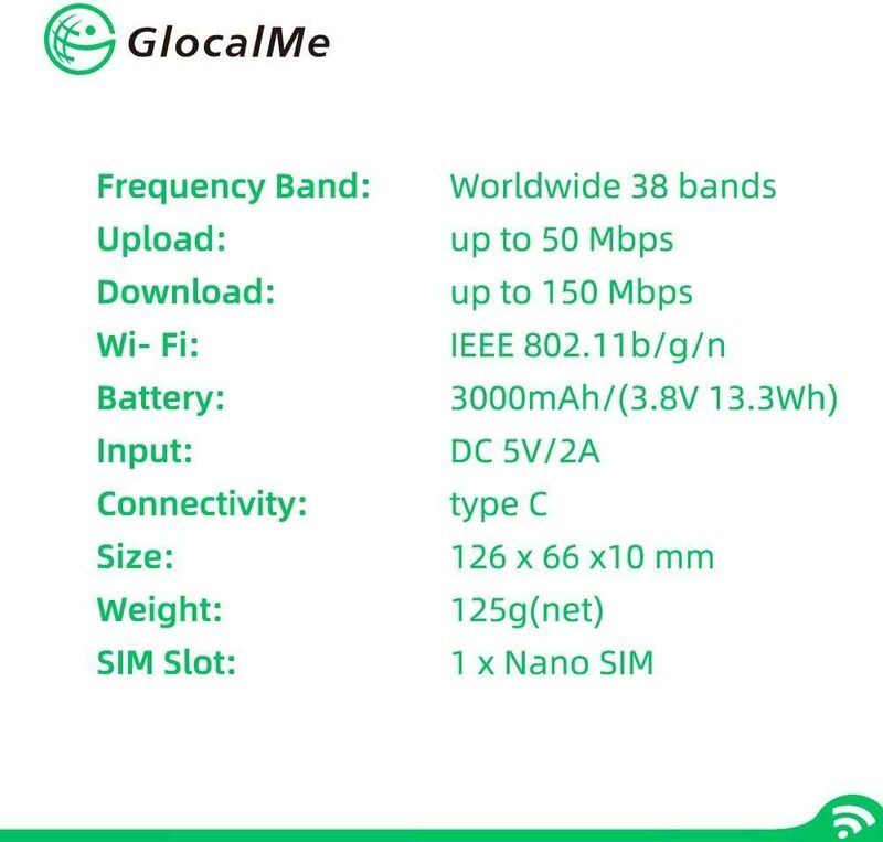 Glocalme U3 Dongle Cloudsim 4G Hot Spot Wereldwijd Hoge Snelheid Wifi Hotspot Global Data Pocket Mifi Qualcomm Modem 4G Wifi