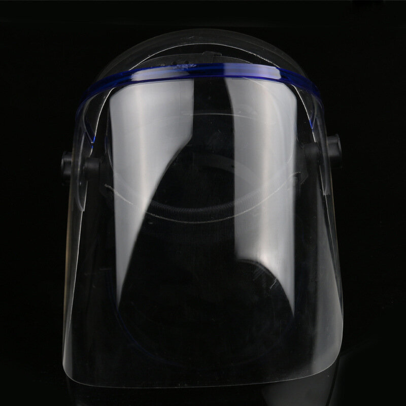 Anti-UV Anti-Shock Safety หน้ากากโปร่งใส Anti-Shock หมวกกันน็อก Face Shield บัดกรีหน้ากาก Plexiglass Eye ปกป้อง shield