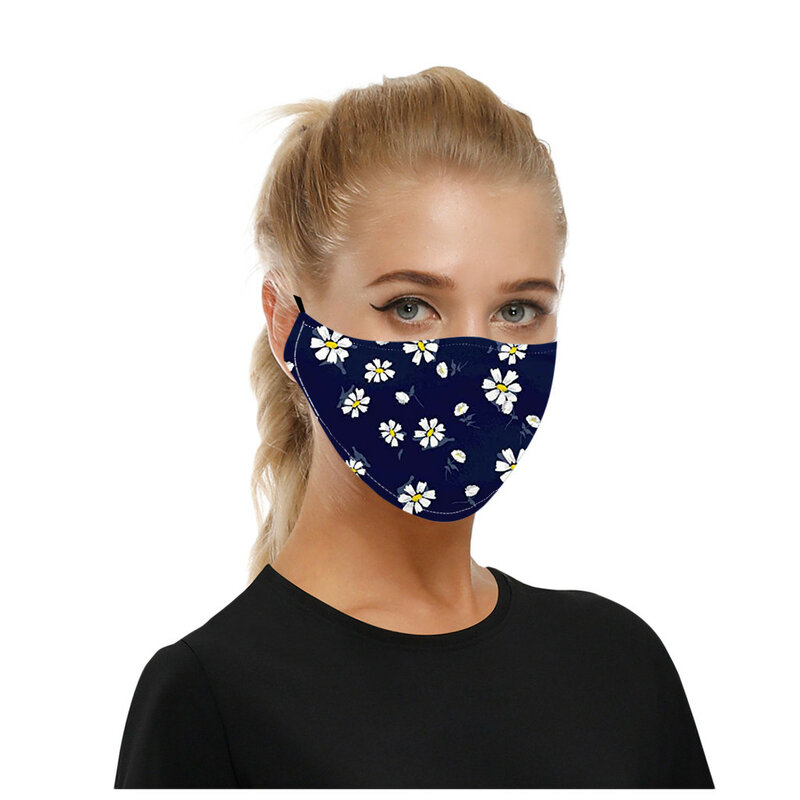Mascarilla Universal a prueba de polvo y Smog lavable para adultos en Europa y América mascarilla facial boca-mufla para mujeres # T2