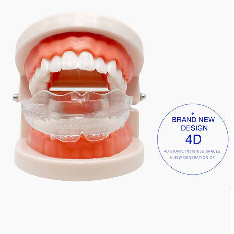 Bretelle ortodontiche bretelle dentali Smile Teeth Alignment Trainer Instanted Silicone denti fermo paradenti bretelle vassoio dei denti