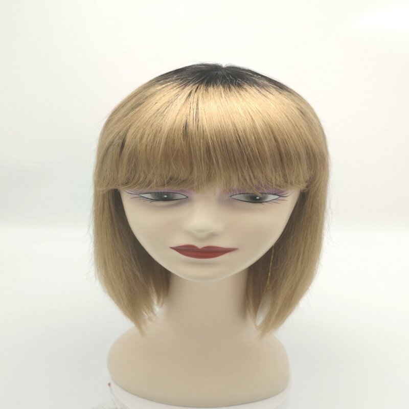 Perruque Lace Front Wig naturelle lisse Blonde 14-20 pouces, prix d'usine bon marché