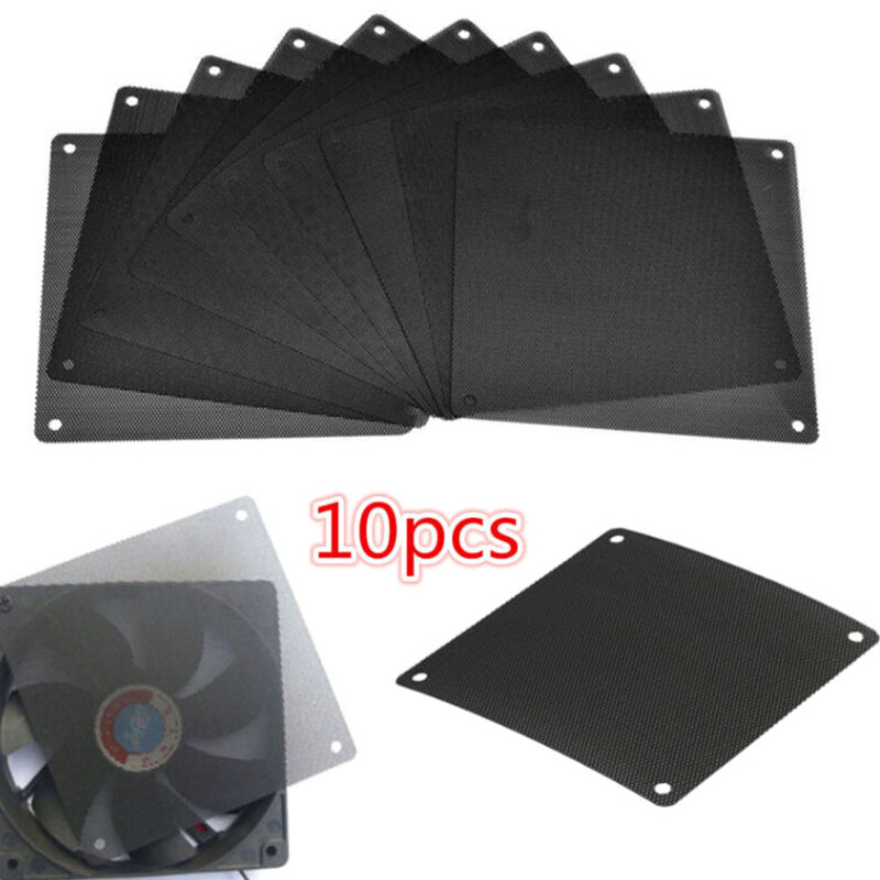 10pcs 120mm Computer PC Case Cooling Fan Magnetic Dust Filter Mesh Net Cover Computer Guard PVC Cooling Fan Antidust Net