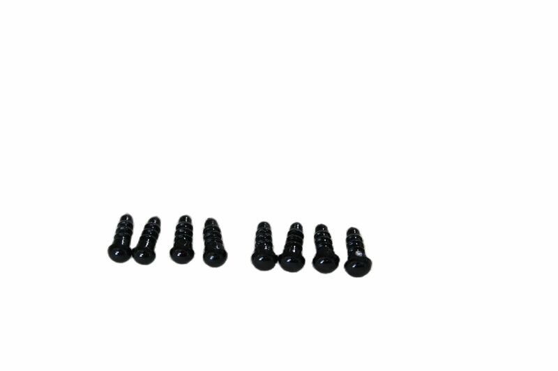 20pcs 4.5mm to 50mm  high quality bright full black round toy eyes doll nose for diy craft --size option