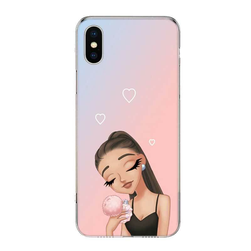 ABNM de Ariana Grande lindo Fundas de silicona teléfono caso para Apple iPhone 7 7 6 6S Plus XS MAX X XR 10 diez SE 5S 5