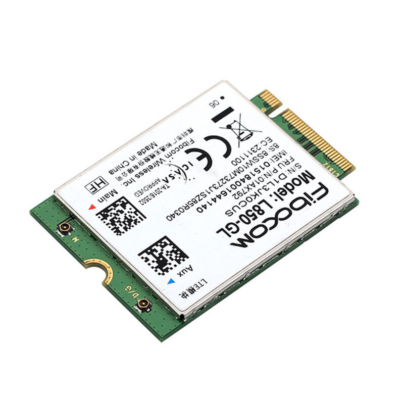 Kartu Fibocom L850-GL M.2 01AX792 4G LTE Modul Nirkabel Lenovo ThinkPad X1 Karbon Gen6 X280 T580 T480s L480 X1 Yoga Gen 3 L580