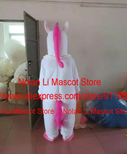 Hot Sale White Unicorn Mascot Costume Cosplay Fancy Dress Party Advertising Special Celebration Halloween Christmas 1122