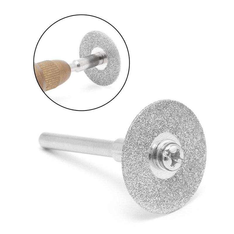 Haste do bocado de broca dos discos de corte do diamante de 5 pces 50mm para a lâmina c5ac da ferramenta giratória