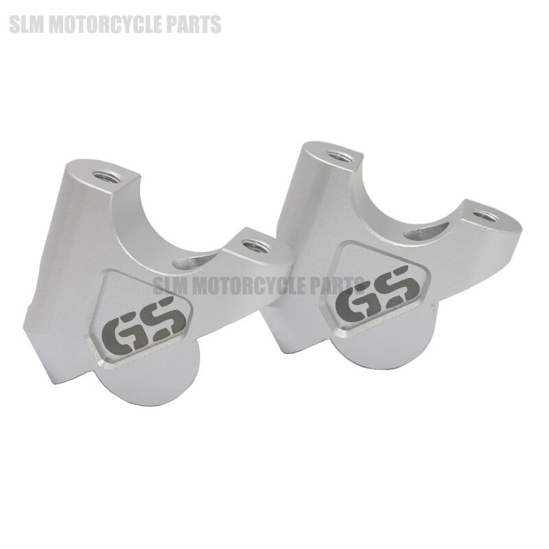 Guiador Risers Bar Clamp, estender adaptador com parafusos para BMW ADV 2014-2019, R1200GS LC, 32mm, usinagem CNC, R 1200 GS, R1250GS, 2pcs