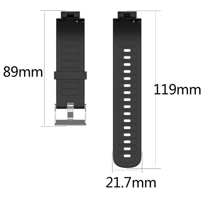 Silikonowy pasek do zegarka Amazfit 3 Smartwatch amazfit prążki (A1801) zastępczy bransoletka na nadgarstek