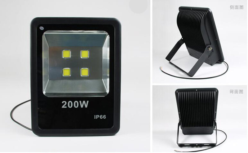 10 pz 200W AC85-265V IP66 riflettente impermeabile Foco proiettore Spot LED esterno riflettore luce di inondazione lampada per illuminazione esterna