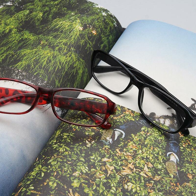 Kobiety mężczyźni żywica czytanie okulary czytniki soczewki prezbiopia przenośne okulary seniorzy okulary powiększające