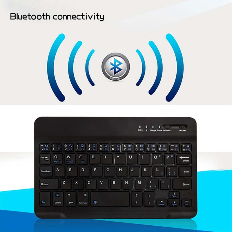 Generic Wireless Bluetooth Keyboard for Android/windows/Mac/Ios and Laptop Desktop PC Tablet (with Number Pad Full Size Design)