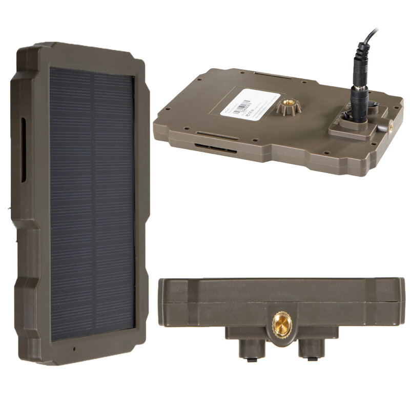 Bateria do carregador da fonte de alimentação da câmera da trilha do painel solar para suntek 9v hc900 hc801 hc700 hc550 hc300 series