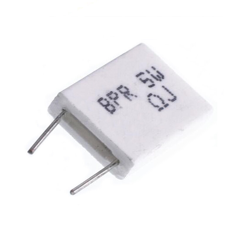Resistores cerâmicos BPR56, 5W, 10W, ohm 0.1-10k, 0.33R, 1R, 10R, 100R, 0,22, 0,33, 1, 10, 100, 1K, 10K, resistência do cimento, ohms, 10 PCes