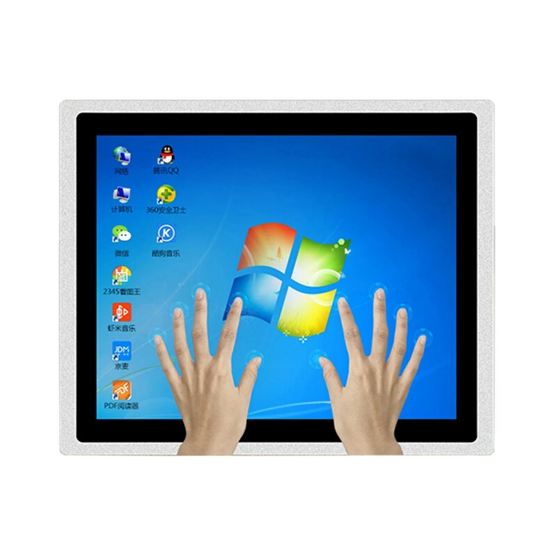 Tableta PC Industrial todo en uno con pantalla táctil capacitiva, 13,3 ", 15,6", 18,5 ", WiFi integrado, COM Core i3 1366x768