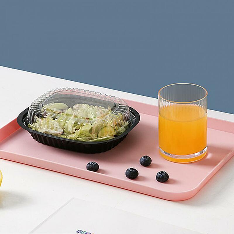 Multifunzione Nordic rettangolare frutta Dessert verdure vassoio portaoggetti in plastica organizzatore da cucina forniture conservazione da cucina