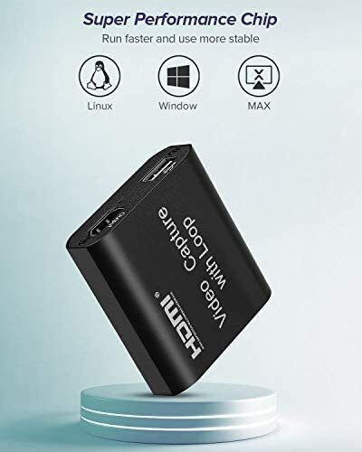 4K USB 2.0 dispositivo per scheda di acquisizione Video con Loop Out acquisizione di giochi per Streaming Live convertitore di videoregistratore per PS3 PS4 Xbox