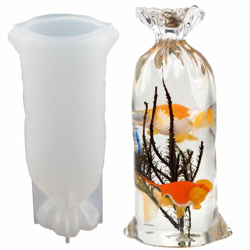 Molde de silicona de cristal para Decoración de mesa, joyería, bolso, colgante, espejo, resina, bricolaje