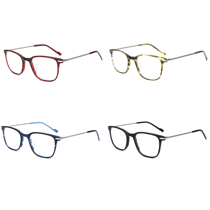 Bluemoky óculos de prescrição para miopia, óculos quadrados com prescrição óptica para hipermetropia, óculos femininos anti-blue-ray fotocrômico claro