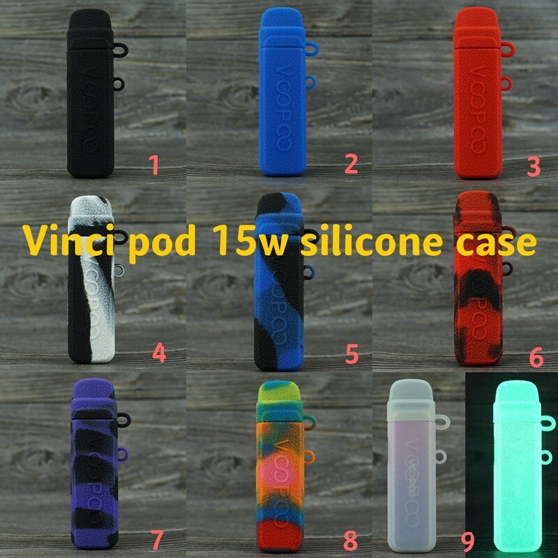 New Silicone case for Vinci pod 15w protective soft rubber sleeve shield wrap skin shell 1 pcs
