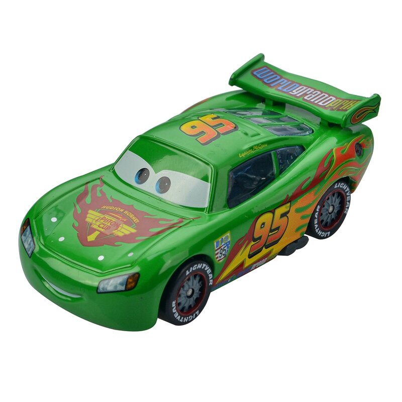 Disney Pixar Cars 3 Lightning McQueen, Hamilton, Lexi, camión de bomberos dorado 1:55, vehículo fundido a presión, juguete de aleación de Metal, regalos para niños