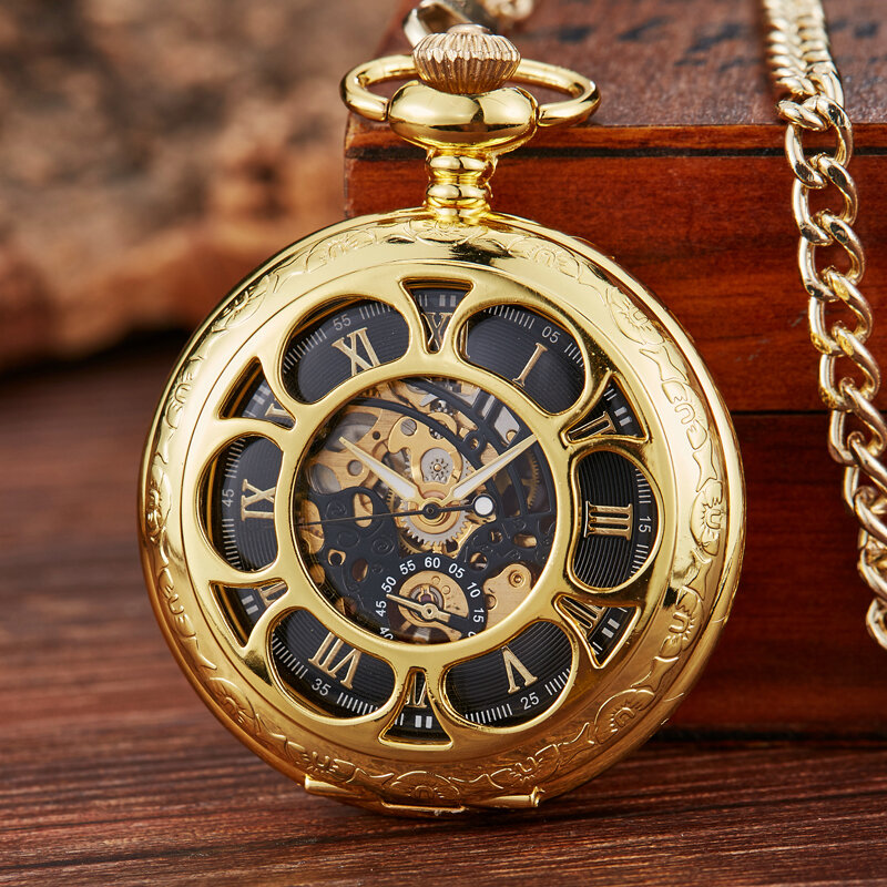 Часы-брелок мужские и женские, механические карманные, в стиле ретро