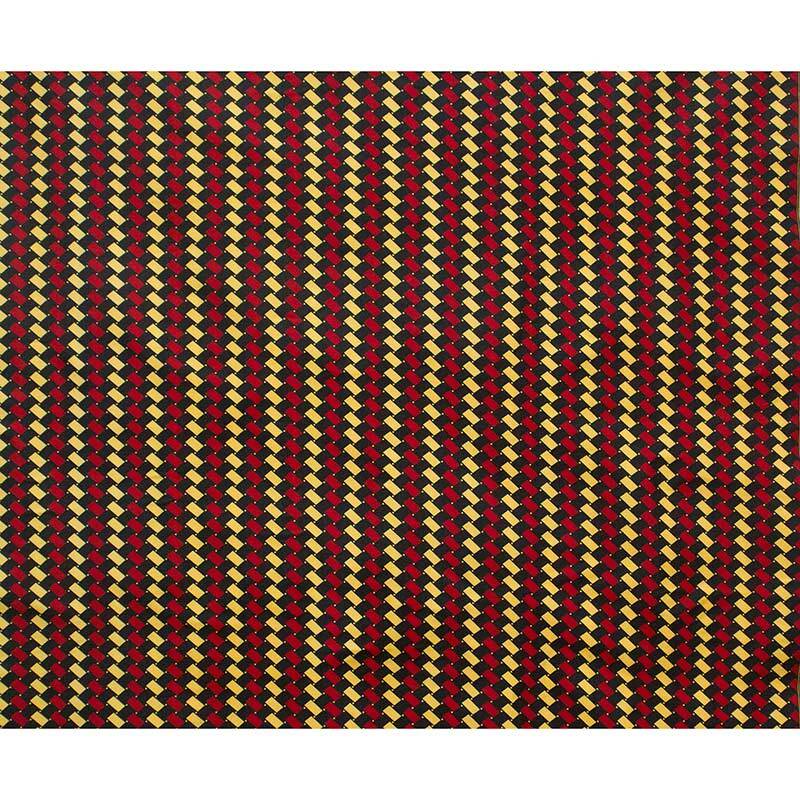 Pagne African High Quality 100% Polyester Stripe Print Ankara Veritable Guaranteed Real Wax 6 Yards For Dress Special Occasion