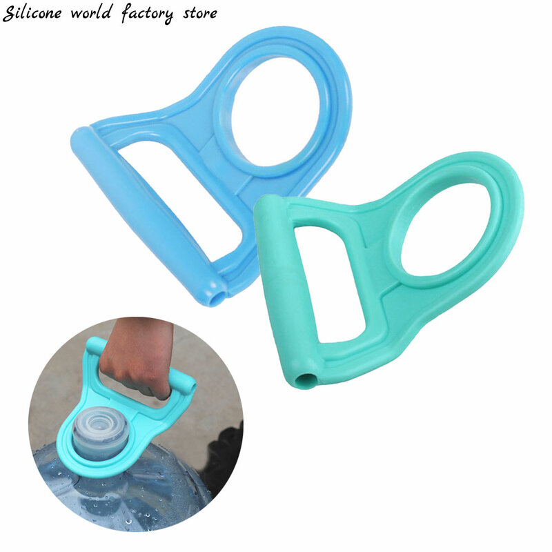 Silicone world Water Bottle Water Pail Bottle Carrier Lifter plastica con supporto antiscivolo addensato Big Bucket Water Lifting