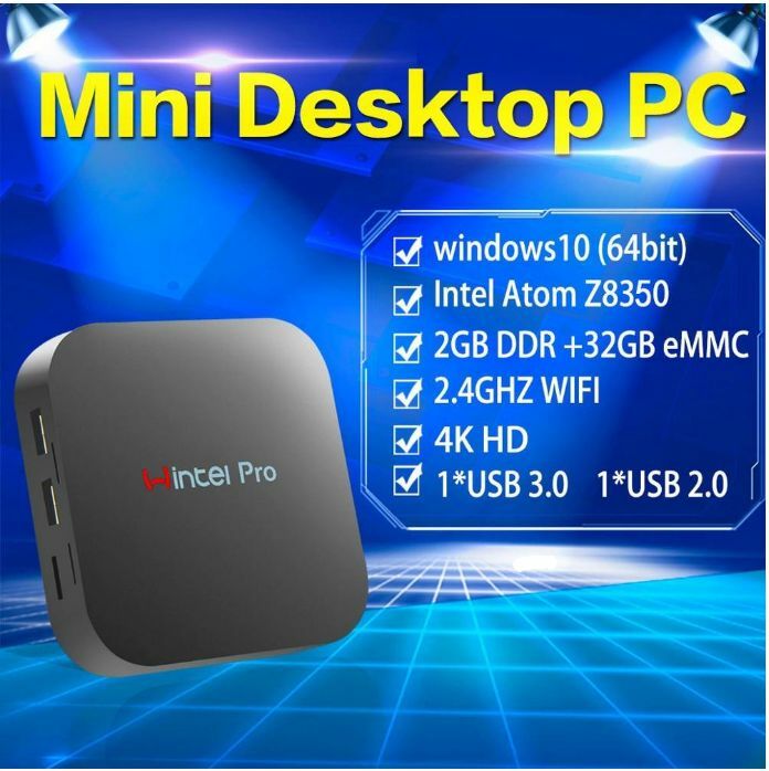 Ban Đầu Wintel CX-W8 Windows8.1 TV Box Mini PC TV Box Hệ Điều Hành Kép Cửa Sổ Và Android Wintel W8