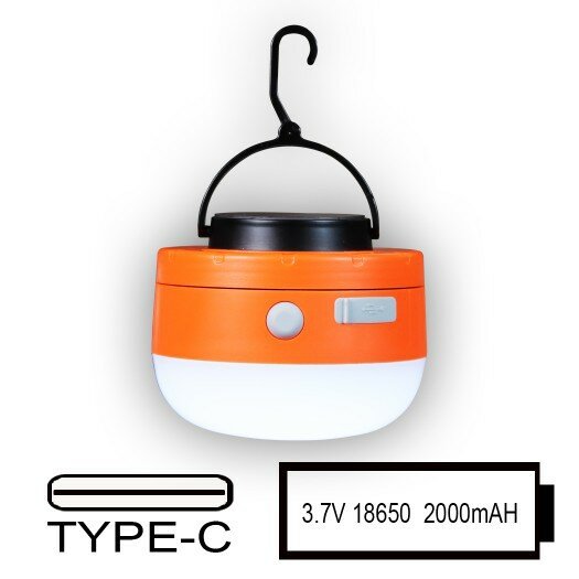 18650 bateria recarregável luzes de acampamento luzes tenda impermeável ao ar livre iluminação