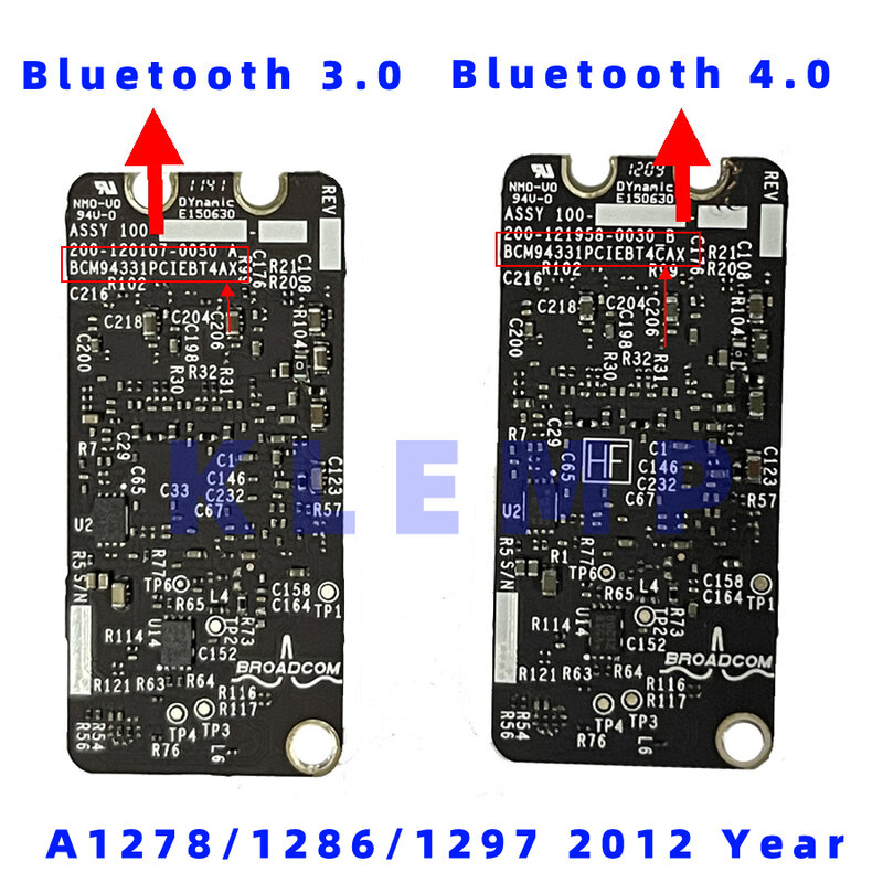 Tarjeta WiFi Bluetooth 4,0 Original para Macbook Pro 13 "A1278 15" A1286 17 "a1297 BCM94331PCIEBT4CAX 2011 2012 años