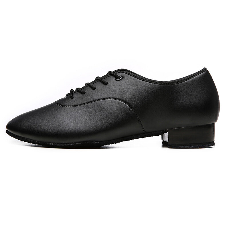 DIPLIP-zapatos de baile latino para hombre, calzado moderno de salón, Tango, para niños, color negro y blanco